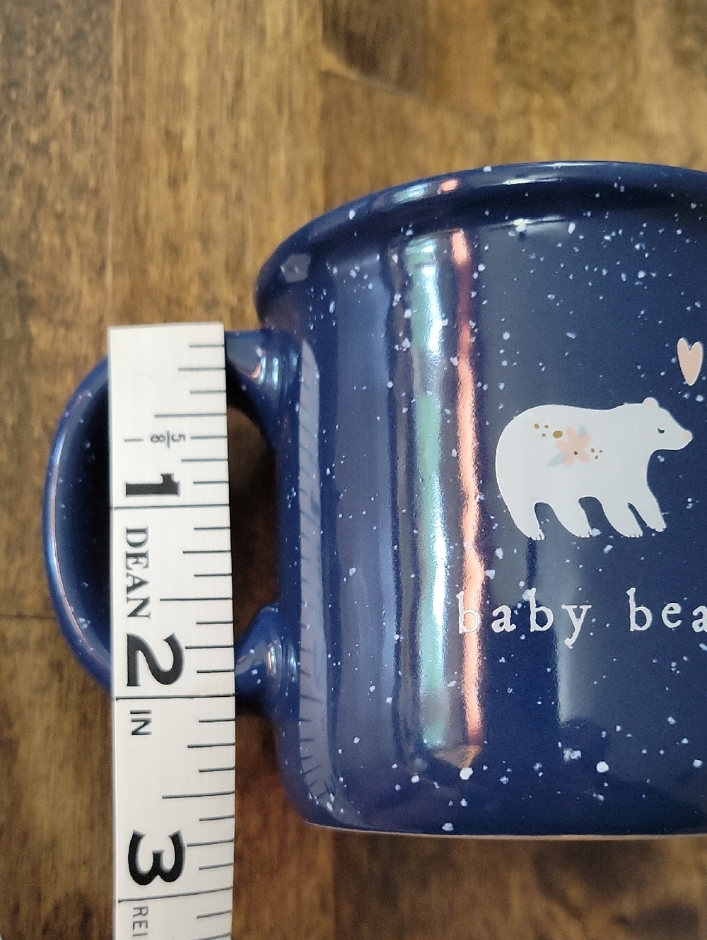 Cookie & Co. Baby Bear Navy Speckled Ceramic Mug - Picture 9 of 9